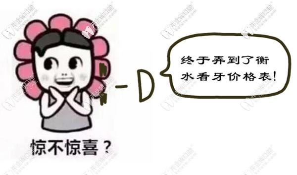 私藏了一份:衡水口碑比較好的牙科醫(yī)院收費價格表